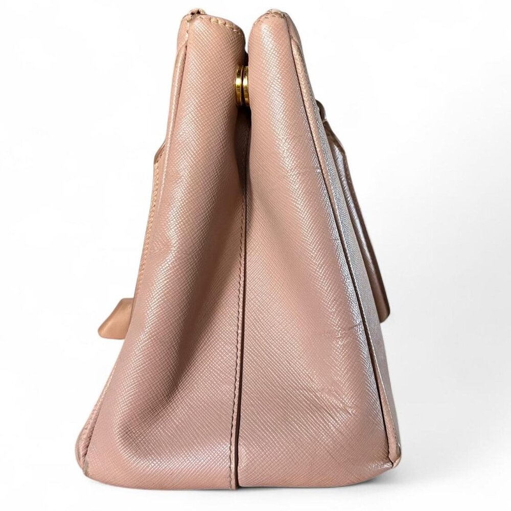 100% Authentic Prada Saffiano Lux Leather Top Handle Bag - Picture 3 of 8